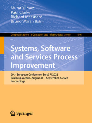 cover image of Systems, Software and Services Process Improvement